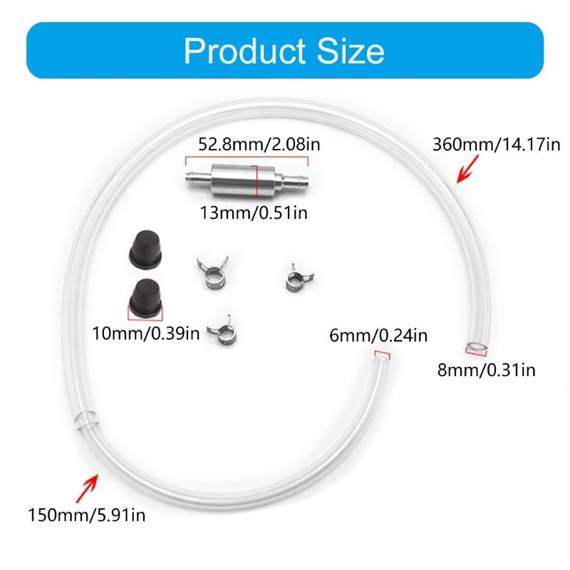 Brake Fluid Bleeder Kit for Hydraulic Brake System Brake Bleeder Hose for Motorcycle Clutch Universal Clutch Fluid Hose