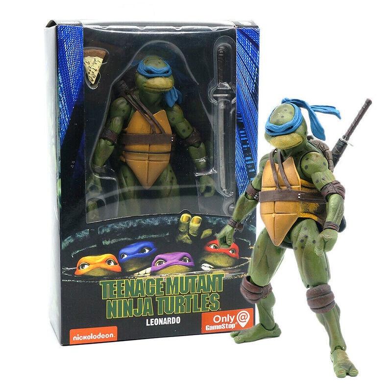 Neca 7  Фигурки Черепашек-ниндзя из фильма 1990 года Модель Игрушка синий