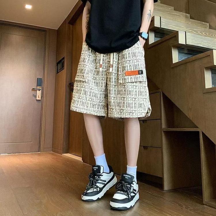 Shorts Men's Summer Casual American Style Sports Men's Basketball Shorts Summer Loose Men's Five Quarter Pants