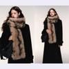 192x20cm Extra Long Faux Fur Scarf Winter Warm Double Sided Thick Plush Wrap Windproof Earmuff Neck Warmer for Women