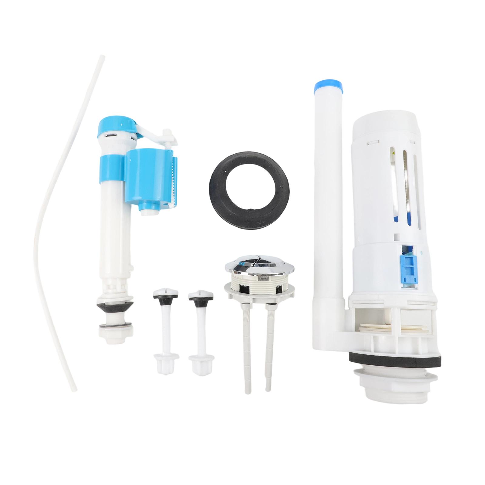 

Dual Flush Toilet Flush System Replacement Kit Adjustable for Home Bathroom Use