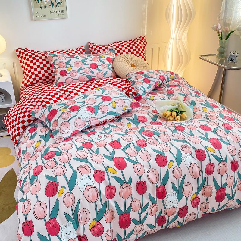 

Bohemian Exotic Floral Duvet Cover Set Boho Colorful Vintage Stripe Print Bedding Set Luxury Soft Geometric Pattern Quilt Cover 220*240cm 3pcs