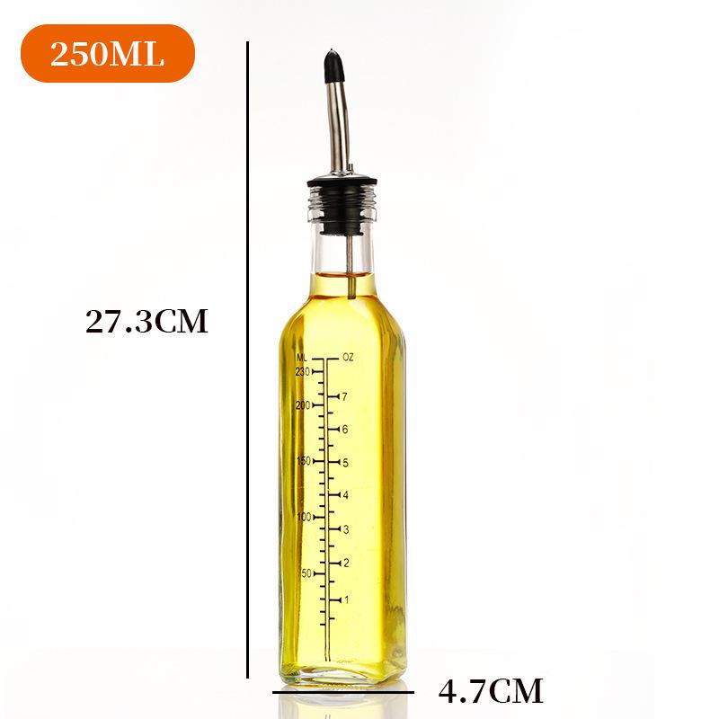 Automatic Glass Oil & Vinegar Dispenser with Transparent Bottle for Kitchen Use