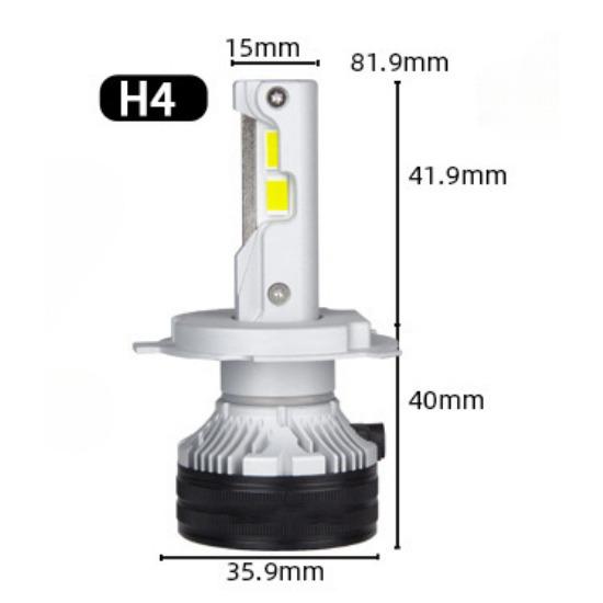 K7C 4300K H7 H4 H11 Led Lamp 3 Copper Tube Led