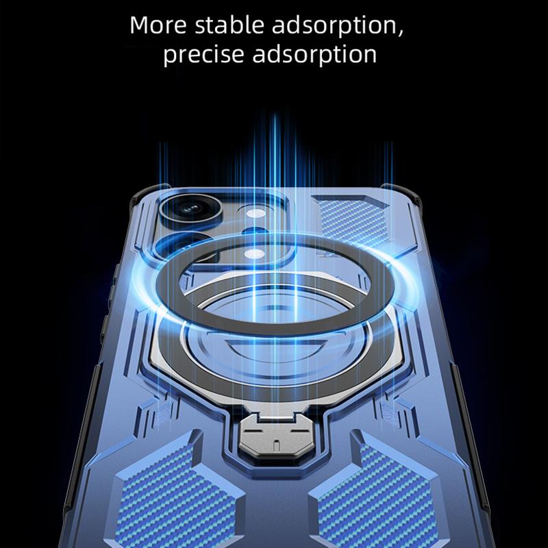 Luxury Magnetic Armor Case For Oppo Reno14 Pro Cases Oppo Reno14 14 Pro 5G Cover Bumper Magsafe Wireless Charging Phone Cover