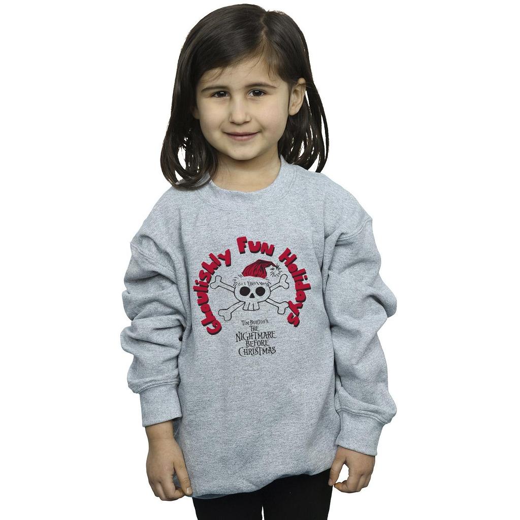 Disney Girls The Nightmare Before Christmas Ghouishly Fun Holidays Sweatshirt