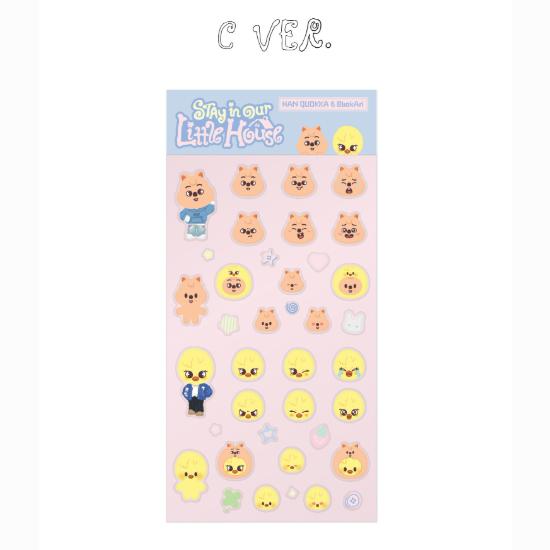 Vorbestellung Stray Kids 6. Fanmeeting Stay in Our Little House SKZOO 3D-Aufkleber