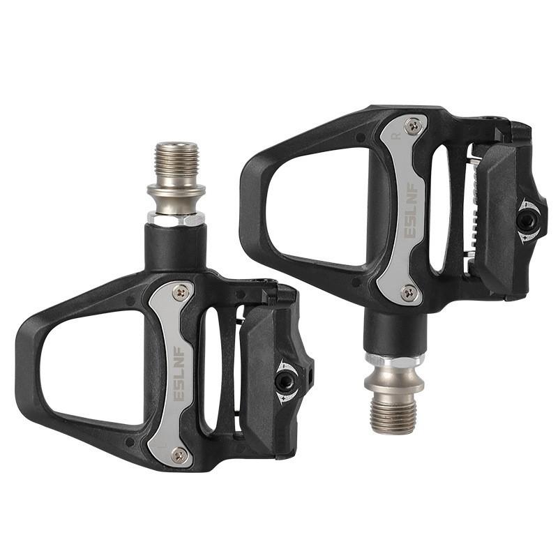 ESLNF Ultralight Mountain Road Bike Self-Locking Pedal Cleat Bicycle Self Locking Pedal чёрный