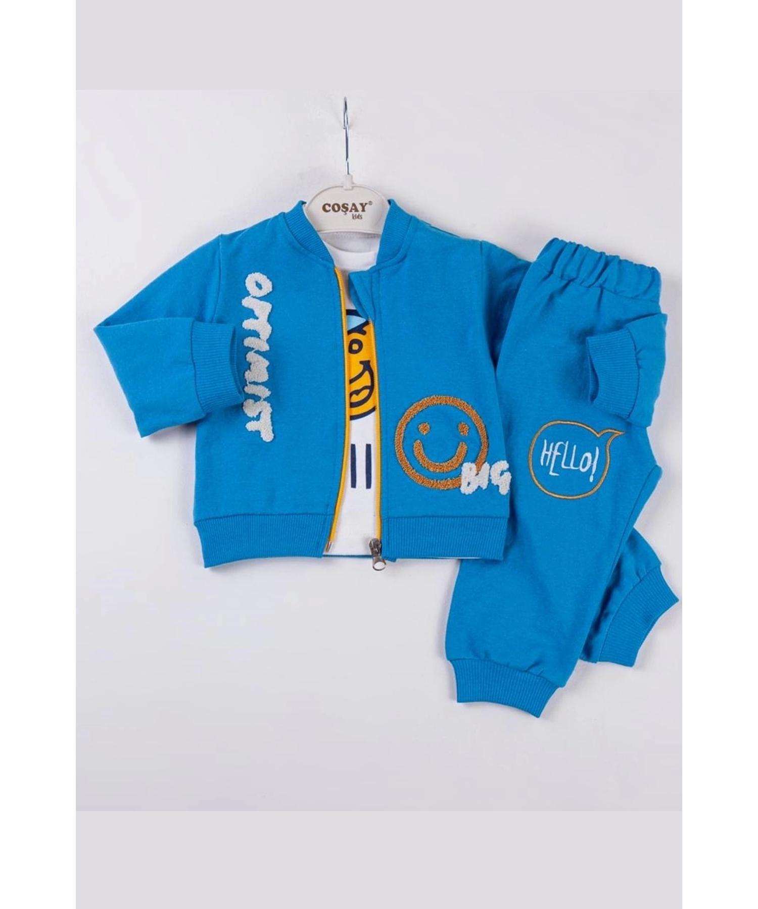 

Комплект для мальчика Оптимист с вышивкой