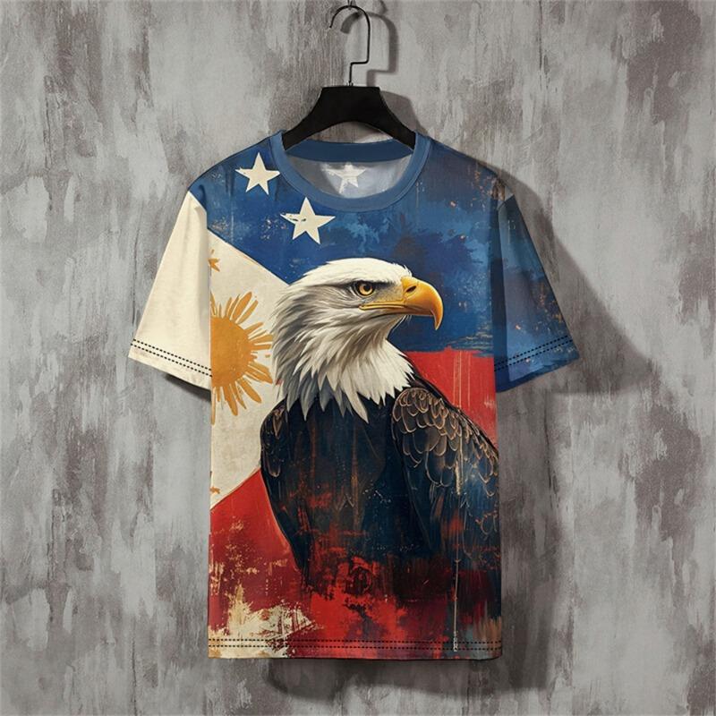 Fashion Men's T-shirt  3d Line Printed Men'S Clothing Street Designer Short Sleeved Oversized Top Tees Daily Casual Sportswear