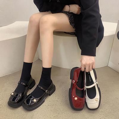 Damen Sommer Schuhe Rot Mary Jane Japanischer Stil Lolita Perle Gothic Schuhe für Frau 2025 Schwarz Großhandel im Angebot Neueste A