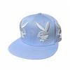 Original Spice Girl Y2K Sweet Cool Wind Red Bunny Embroidered Flat-Brimmed Hat Women'S Summer Versatile Face Small Baseball Cap