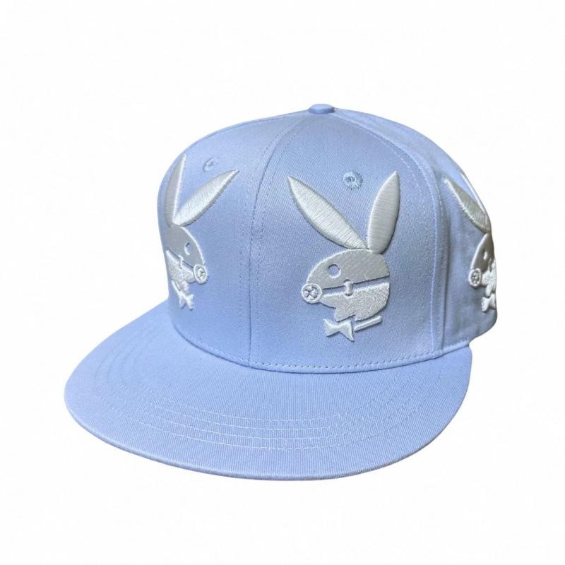 Original Spice Girl Y2K Sweet Cool Wind Red Bunny Embroidered Flat-Brimmed Hat Women'S Summer Versatile Face Small Baseball Cap
