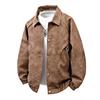 2025 new spring and autumn fattened plus size men's jacket trendy fashion casual versatile Korean version coat men