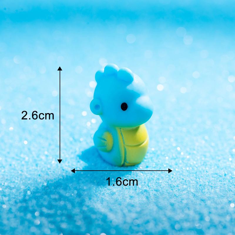 Mini Marine Life Cartoon Dolphin Crab Cuttlefish Octopus Micro Landscape Dollhouse Home Decor Car Interior Desktop Ornament