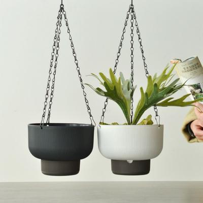 Self Watering Hanging Flower Pots Detachable Base Thickened Plant Flowerpot Drainage Large Capacity Hanger Plant Basket