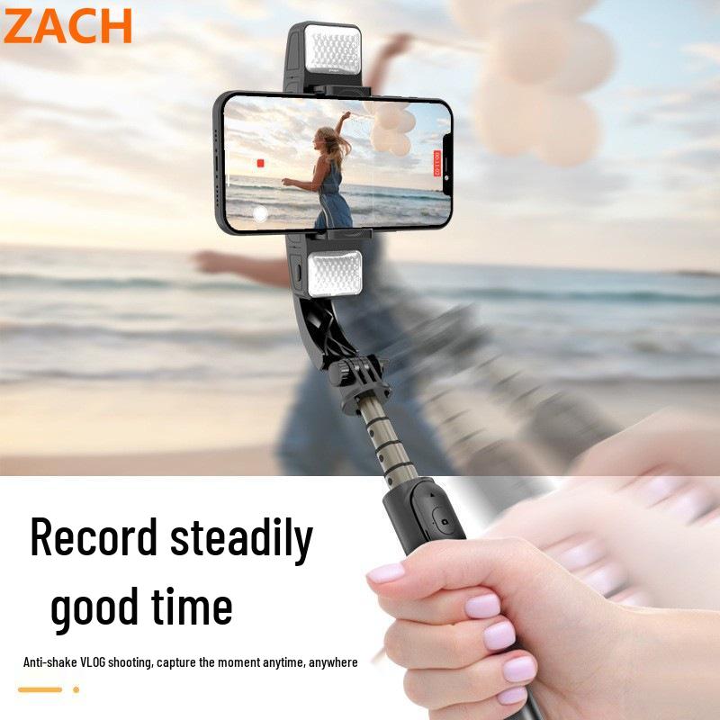ZACH 360° Selfie Stick & Gimbal Stabilizer with Dual Fill Light