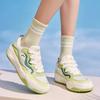 Anta Comfortable Versatile Non-Slip Wear-Resistant Breathable Low-Top Skate Shoes Women Sneaker White Green 922528072-3