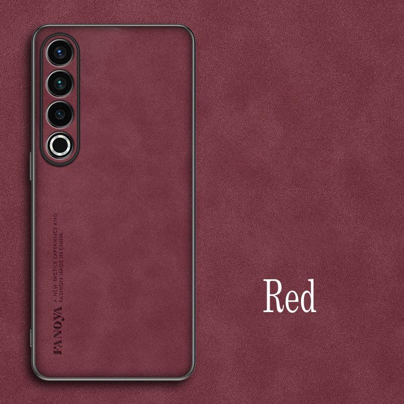 For Meizu 21 Pro Meizu21 Luxury Sheepskin Leather Shockproof Silicone Case For Meizu 21 Note 20 Pro Phone Case Cover Coque