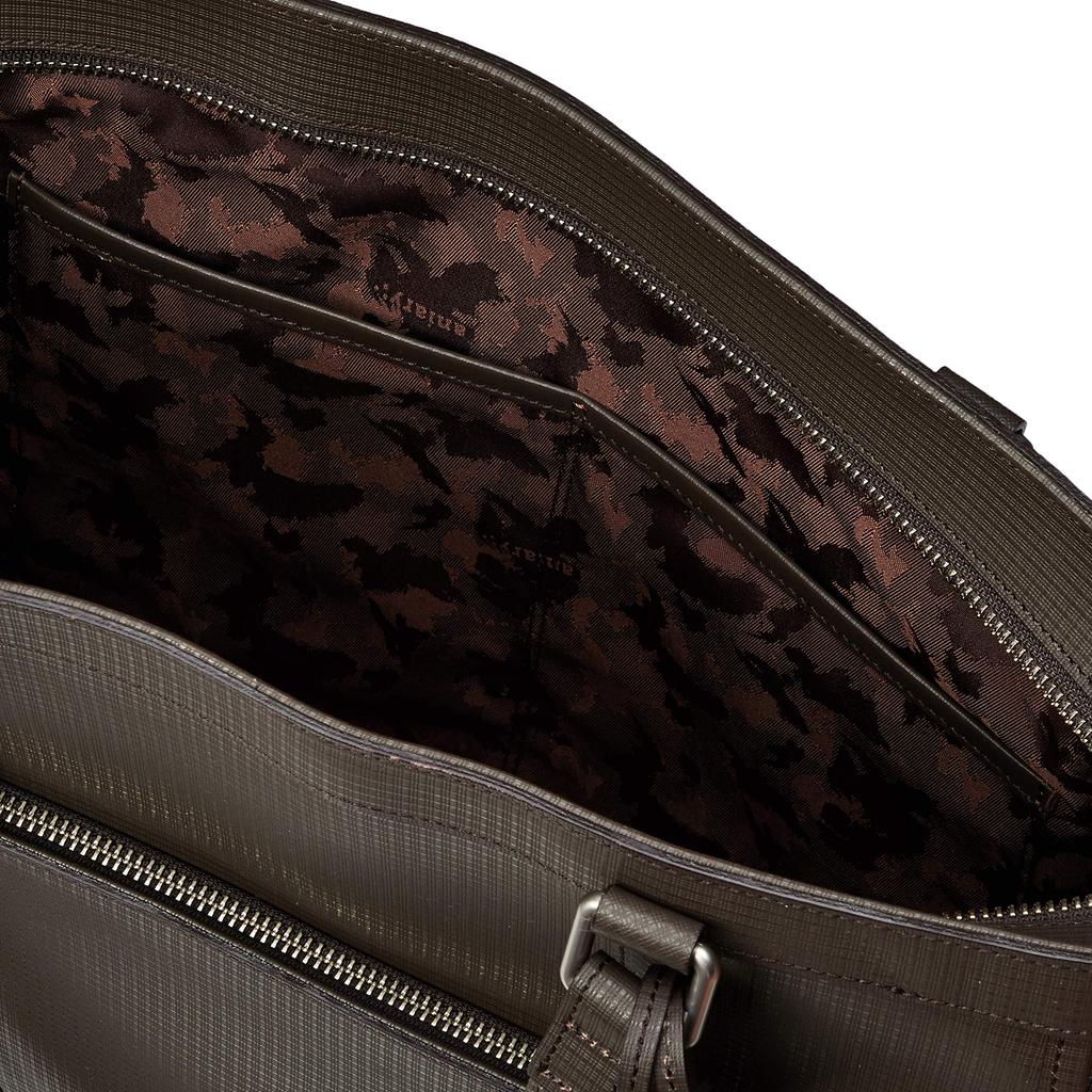 Torba typu tote z siatki skórzanej brązowa [Aniari] 25-02000