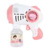 Handheld Bubble Machine with Light Battery Powered Automatic Bubble Blower Kids Bubble Maker Toy
