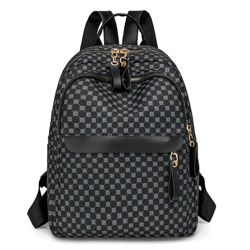 

Рюкзак женский школьный дорожная сумка рюкзак большой емкости чёрный