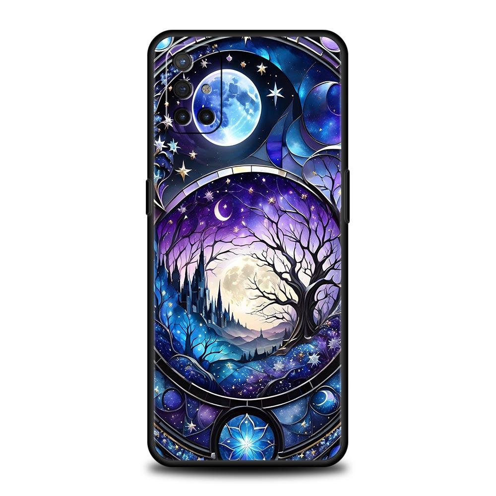Universe Starry Sky Moon Phone Case For Oneplus 13R 13 12R 11 10T 10R Nord N100 N200 N10 10 9 9R 9RT CE 3 2 Z Pro Soft TPU Cover