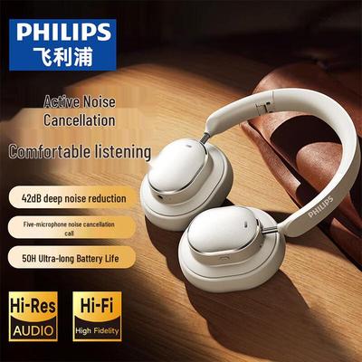 Philips TAH5519 Wireless Bluetooth Over-Ear Headphones with Active Noise Cancellation