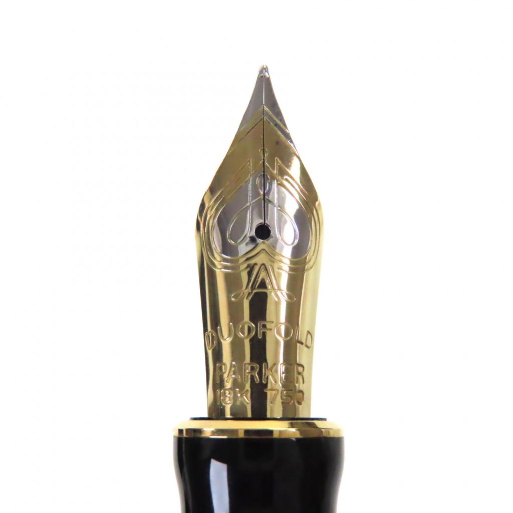 Excellent PARKER Fountain Pen Duofold White Pearl Mens Used