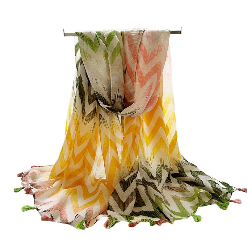 Fashion Luxury Petal Floral Tassel Viscose Shawl Scarf Lady High Quality Wrap Pashmina Stole Bufandas Muslim Hijab 180*90Cm