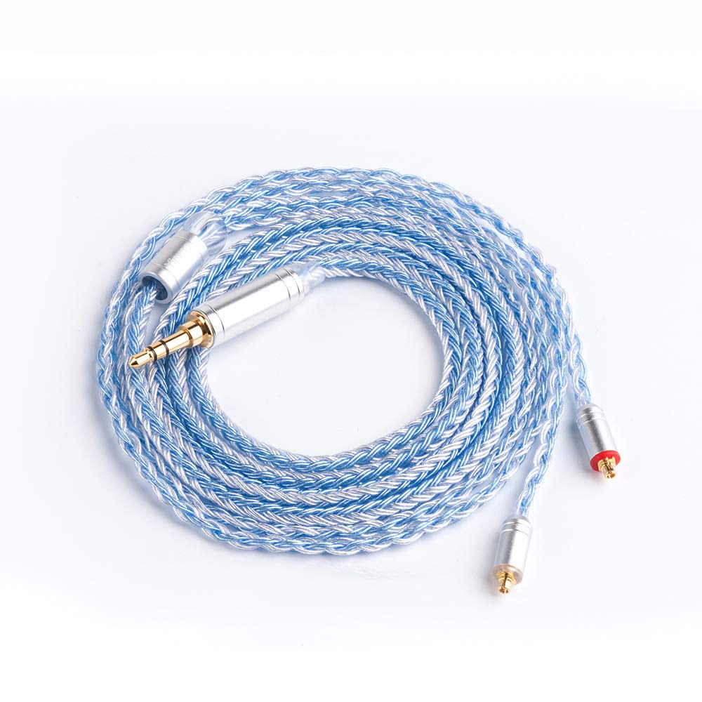 Replacement Earphone Upgrade Compatible with YYX 4849MMCX 3.5mm Cable, 4-pole, 16-core Silver-plated, 3.5mm Cable,