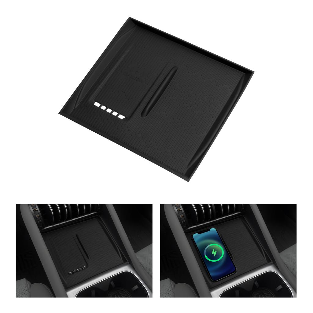 for BYD ATTO3 ATTO 3 YUAN PLUS 2025 2026 Car Anti Dirt Pad Mobile Wireless Charging Anti-Slip Mats Interior Accessiories