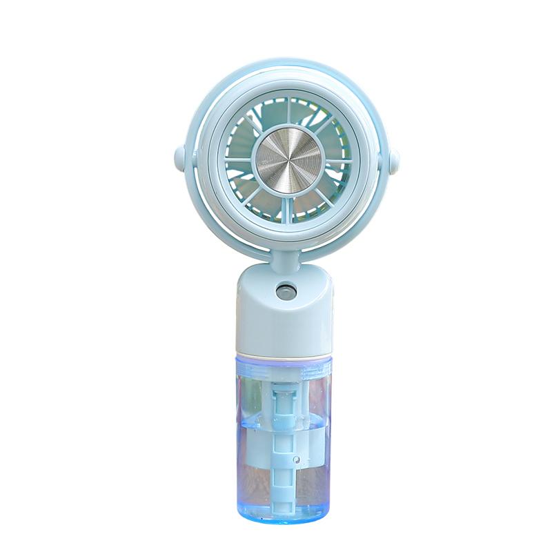 Rechargeable Handheld Misting Fan-Portable Battery Operated Water Mist Fan With 3 Adjustable Speed-Cooling Fan