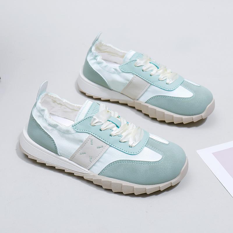 

Новые летние дышащие белые туфли в корейском стиле, женские повседневные туфли с низким берцем, туфли на платформе, туфли на платформе XQ-H709 40