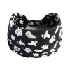 Halloween Christmas Headband Wide Yoga Sports Headband Pumpkin Skull Ghost Holiday Headband Female