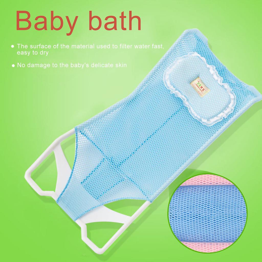 Buy ICOCO Baby House Baby Bath Net Tub Bracket Comfortable Bath Rack ...