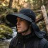 Outdoor Mens Sun Hat With Wide Brim And Breathable Polyester For Hiking Travel