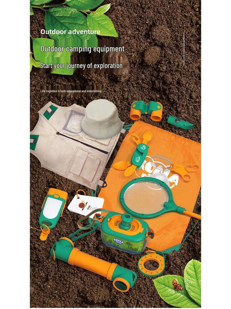 Science Experiment Kit: Insect Observation Box with Magnifying Glass & Animal Catcher