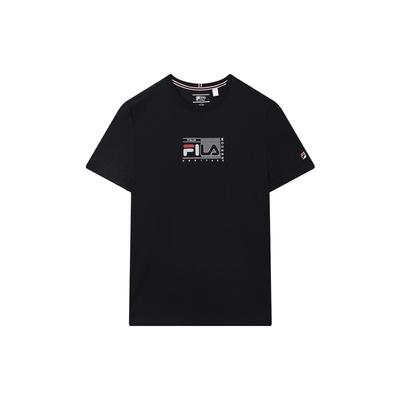 Logo Print Casual Knit Short Sleeve T-Shirt Men Tops Legendary-Blue F11M321108FNV