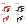 3D Metal R Line Logo, Car Front Grill Badge Rear Trunk Emblem Sticker for G-ol-f 4 5 6 7 P-ol-o P-assa-t T-igua-n T-oura-n C-C T-ouare-g