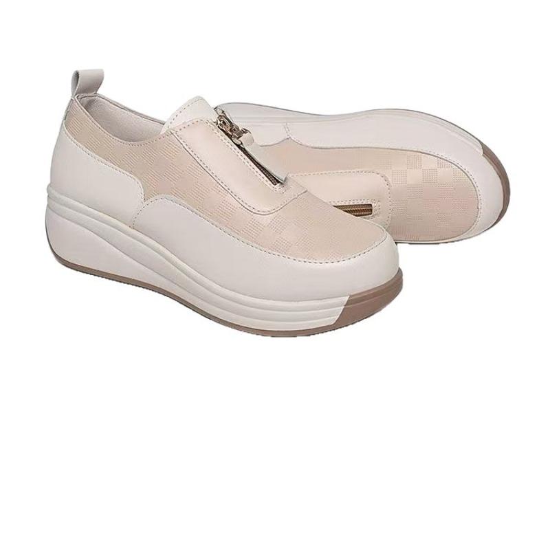 New Style Breathable Soft Leather Shoes - Soft Sole Single Shoes - Women's Casual Versatile Shoes