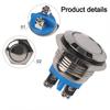 1 Pcs Waterproof Momentary Switch 12V Metal Push Button