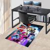 1pc Power Rangers Anime Cartoon Design Office Chair Mat Non-Slip Carpet for Home Decor, Living Room, Bedroom, Game Room - Perfect Gift for Fans!Y052