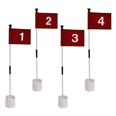 Green de putting de golf, Mâts de drapeau de golf Drapeaux de golf Pratique portable de putting pour