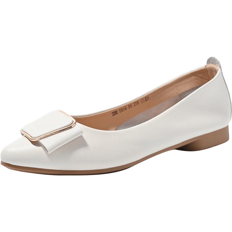 ZHR Women s SA18 Pointed-Toe Loafers 37