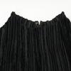 ISSEY MIYAKE Black IM32FJ926 Pleated Long Sleeve Top Polyester tops 2 blackUsed