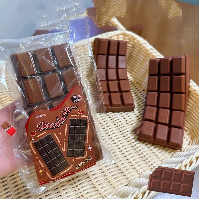 Simulated Chocolate Squeeze Toy Pu Soft And Slow Rebound Fidget Toys Stress Relief Toy Sensory Squeeze Toys For Adults