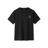 Li Ning Sports Fashion Series Logo Print Casual Loose Comfortable Versatile Round Neck Sweat-Absorbing Short Sleeve T-Shirt Unisex T-Shirt AHSUA49-7