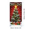 Atmosphere Arrangement Door Decoration Background Santa Claus Banner  Door Frame