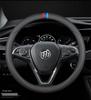 Steering Wheel Cover In Genuine Leather for Buick Regal, Excelle, LaCrosse, Verano, GL6, Encore, and GL8 - All Seasons
